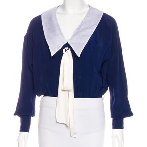 Alessandra Rich Silk Top